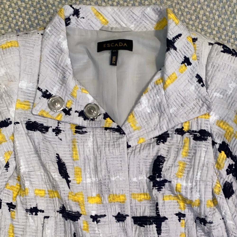 Euc Escada Patterned Jacket - image 2
